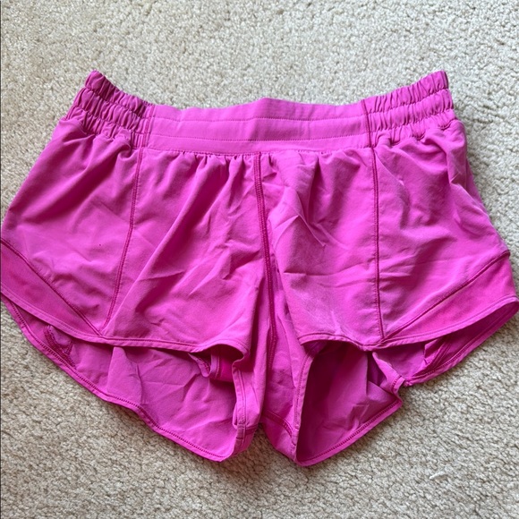 lululemon athletica Pants - Lululemon Sonic Pink (I’m pretty sure) Hotty Hot Low-Rise Short 2.5”